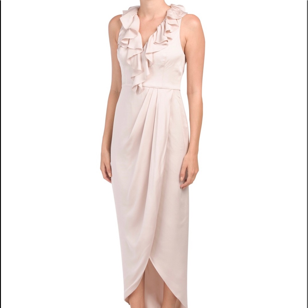 NWT Shona Joy Designer plunged drill dress US 6